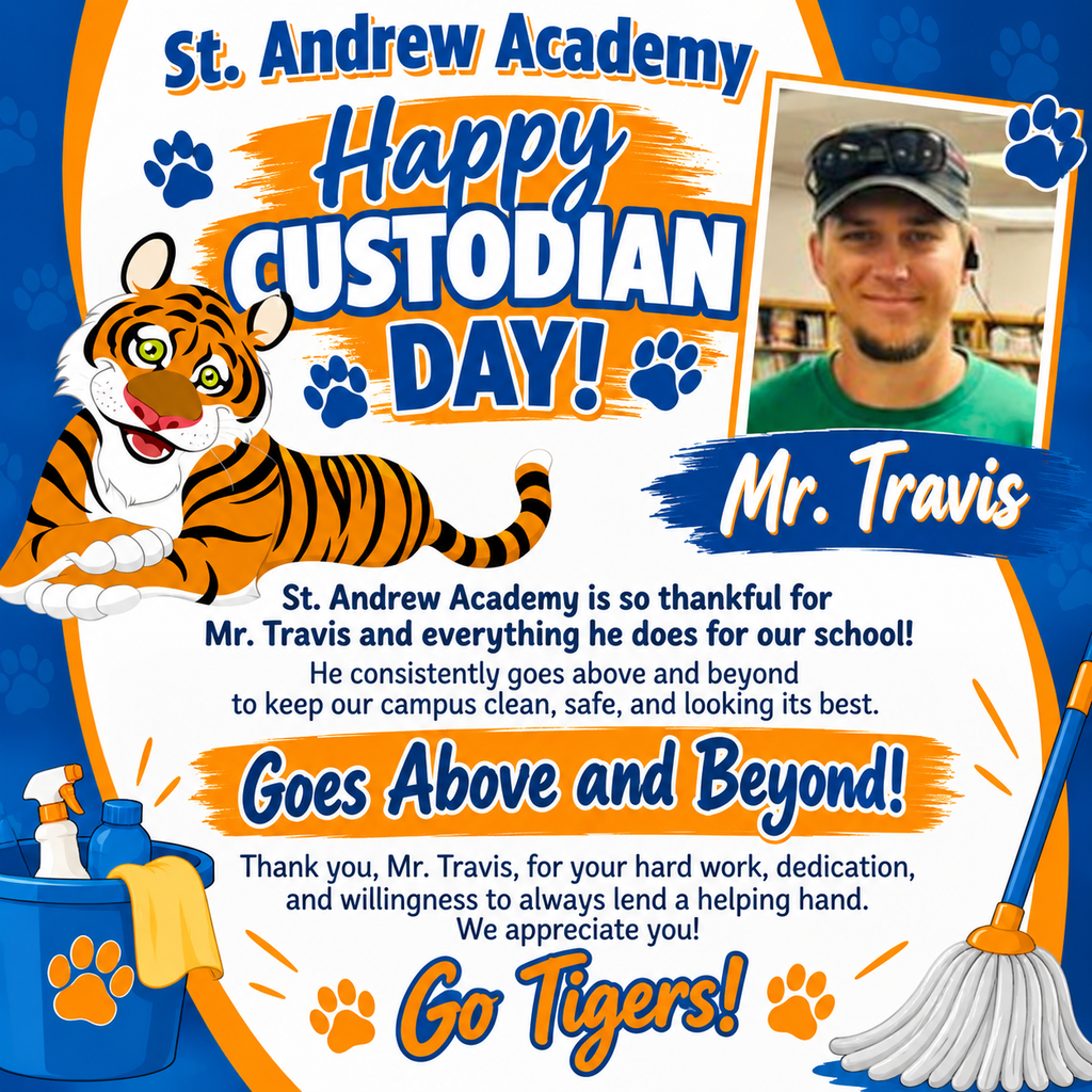 Happy Custodian Day Flyer Mr. Travis