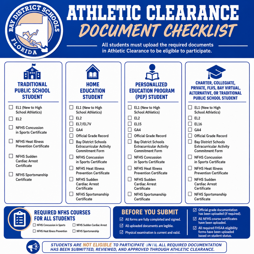 Athletic Clearance Information