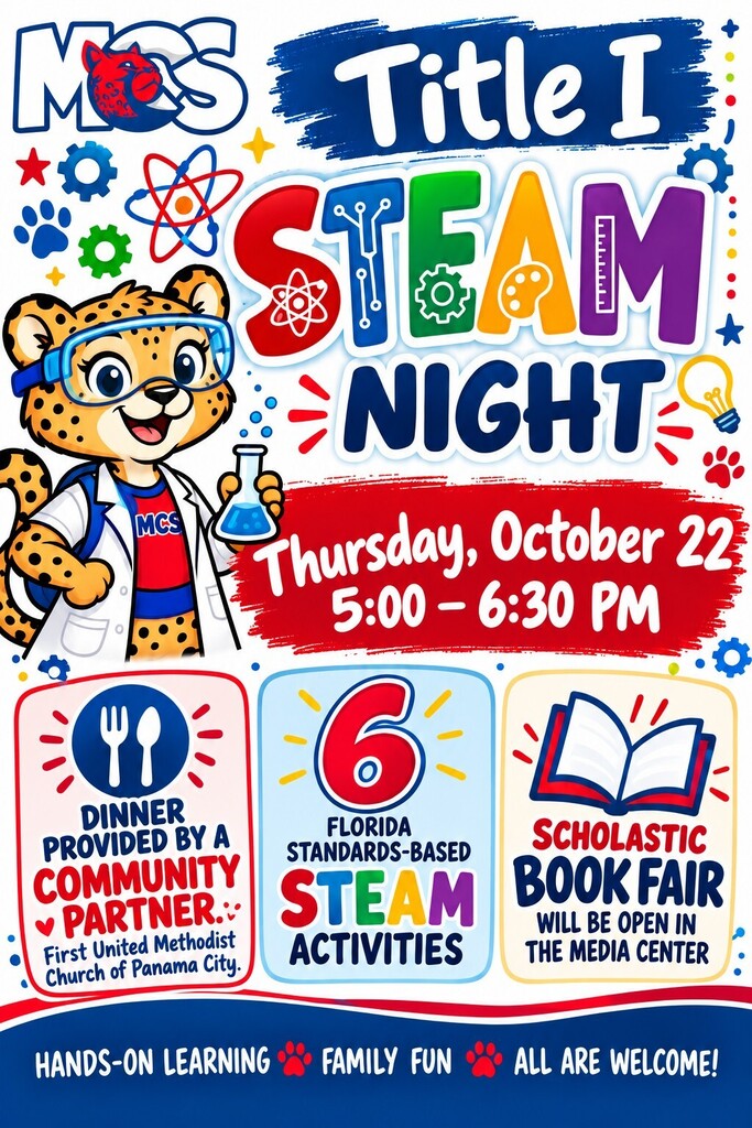STEAM night 10/22 at 5:00