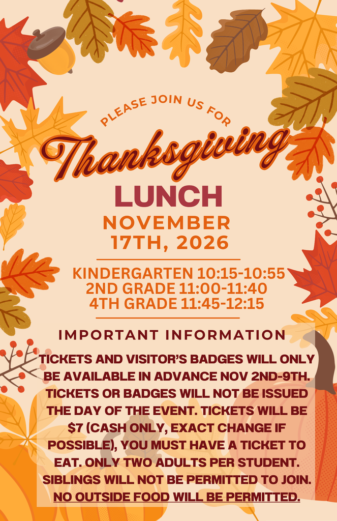 Thanksgiving Lunch Flyer