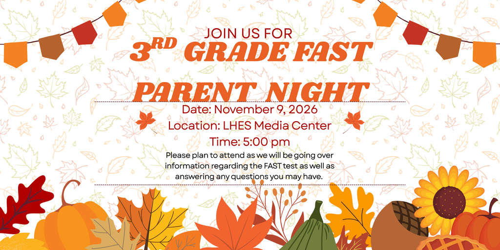 3rd Grade Data Night
