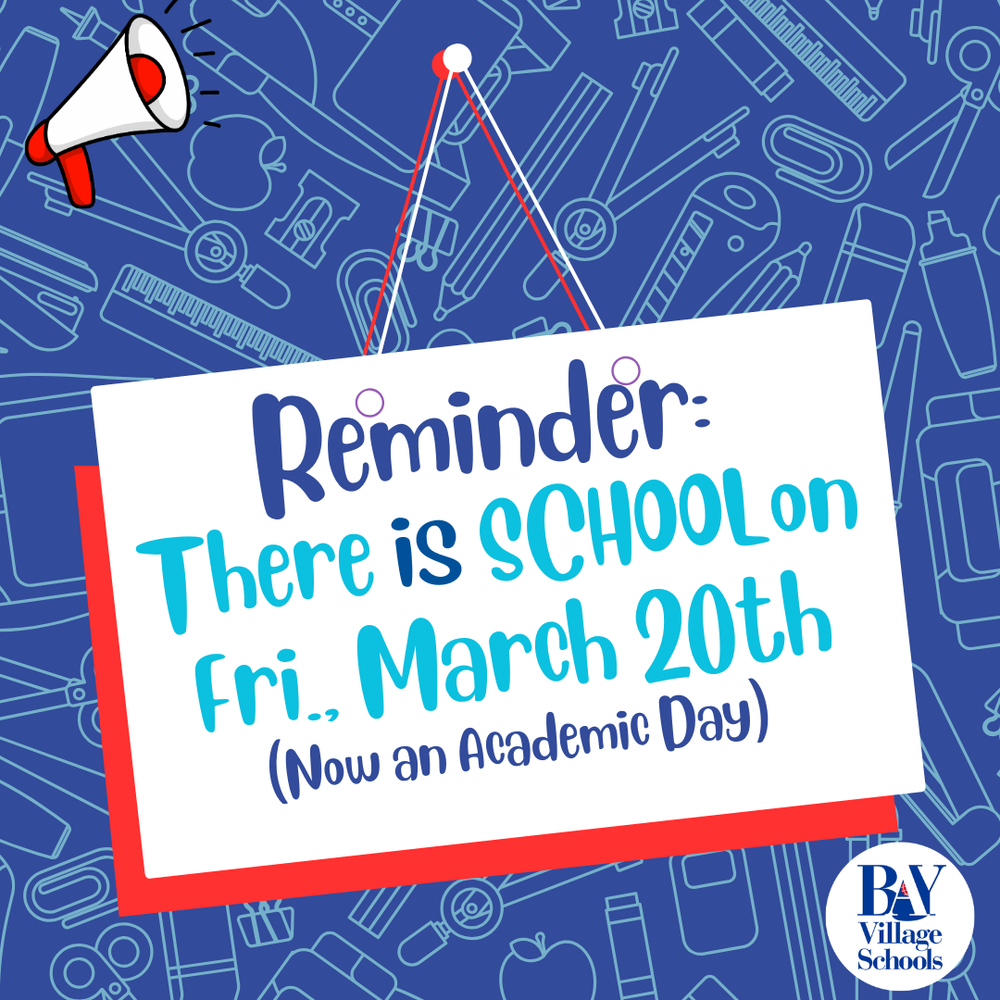 friendly reminder there is school on 3-20-26 image