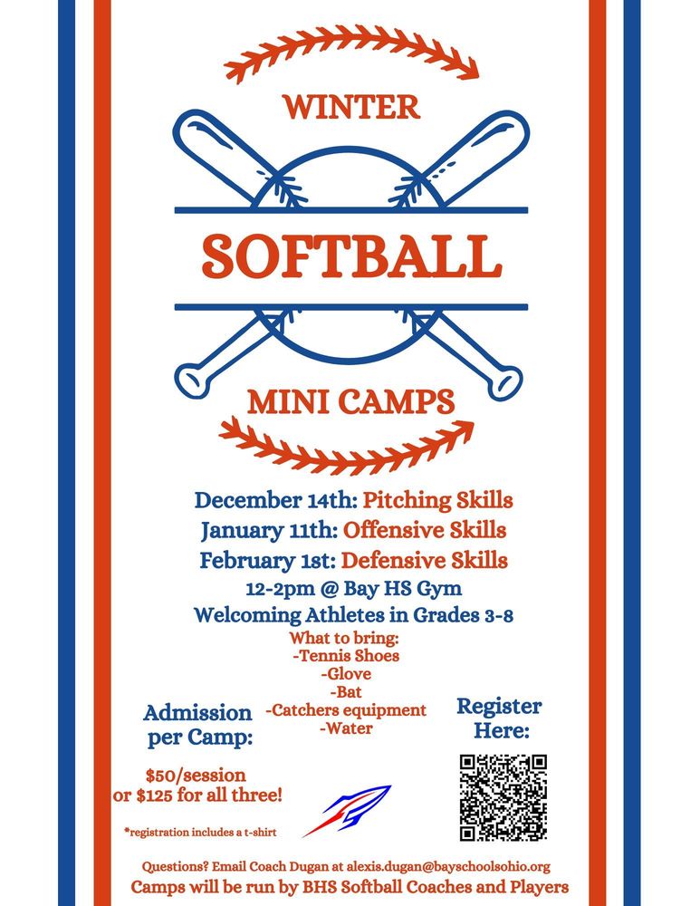 Softball winter camps 2025-26