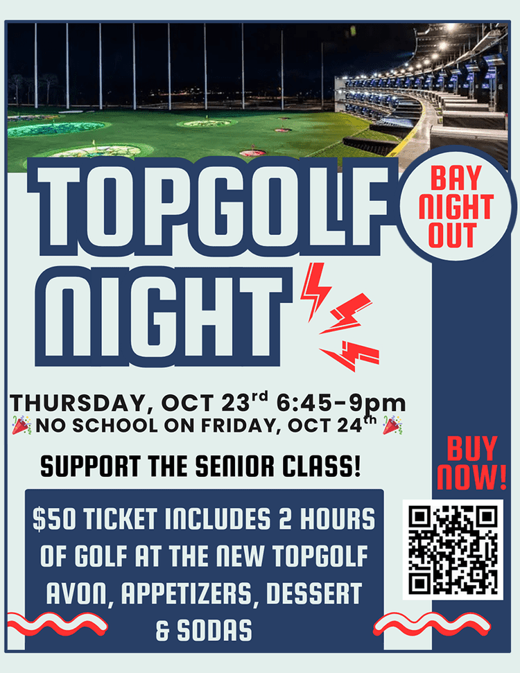 top golf flyer fundraiser for oct. 23