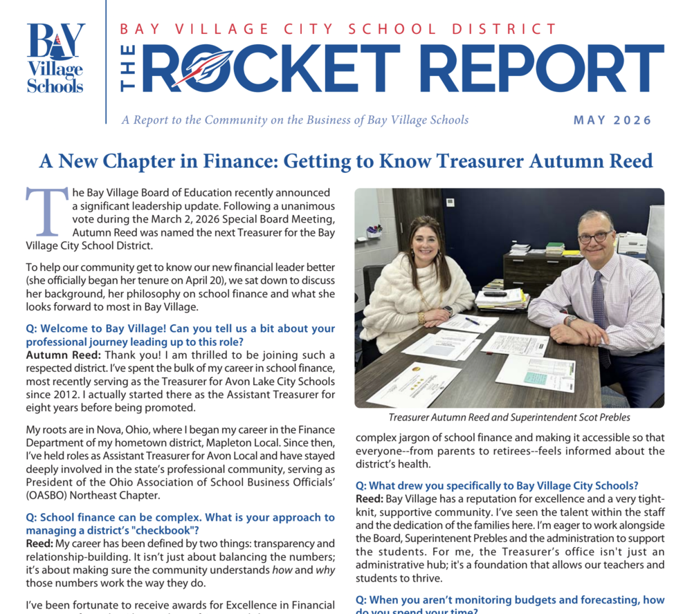 The May 2026 Rocket Report mailed newsletter front page image.