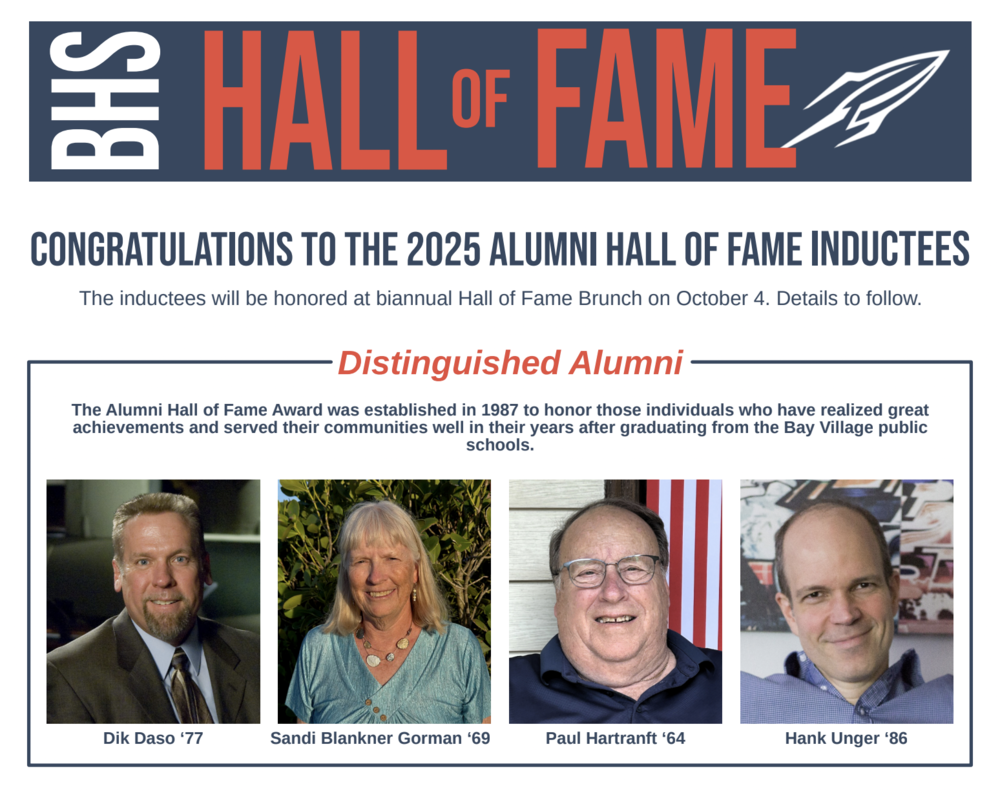 bay alumni hall of fame october 2025 event info