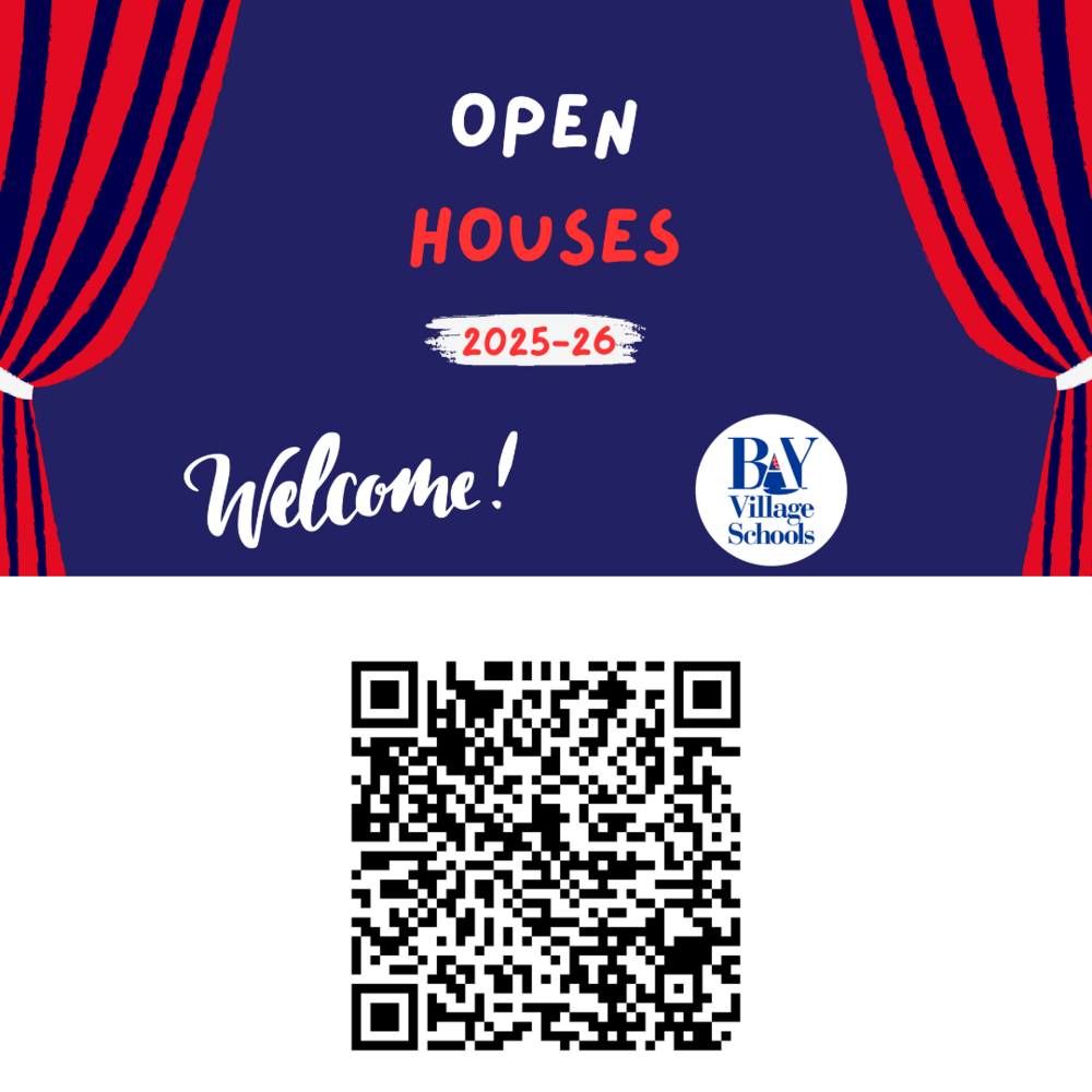 Open Houses image and qr code for august 2025