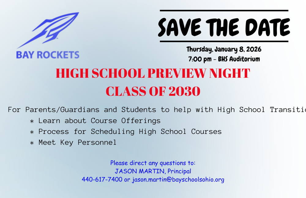 8th grade parent night image for jan 8, 2026