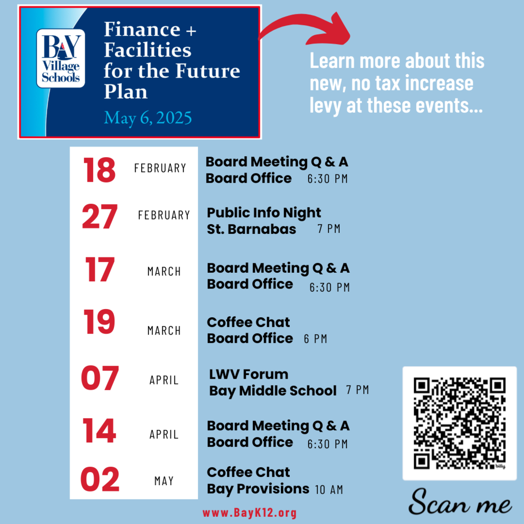 Levy Info Sessions Flyer