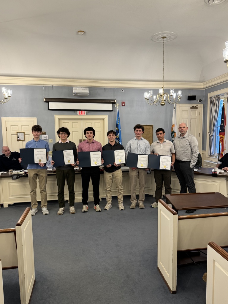 Bay High School Tech Club is recognized by Bay City Council photo