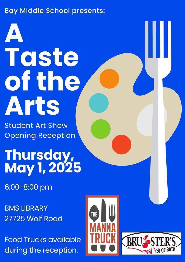 A taste of the arts flyer 2025