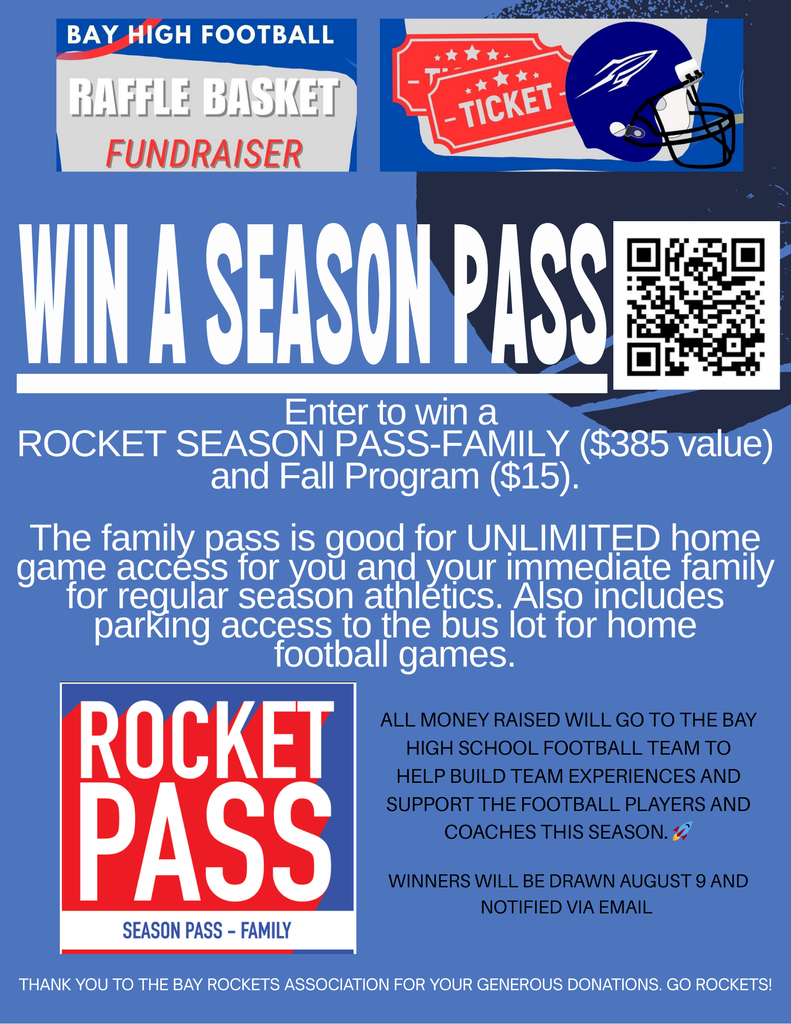bay rocket association football fundraiser flyer fall 2025