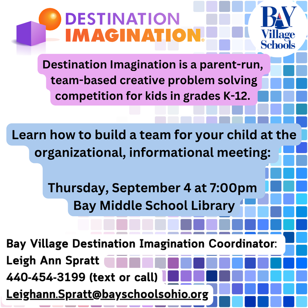 Destination Imagination Flyer 2025