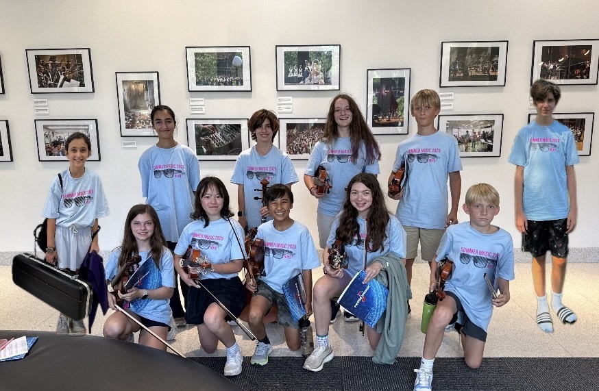 BVCSD Orchestra Students photo summer of 2025