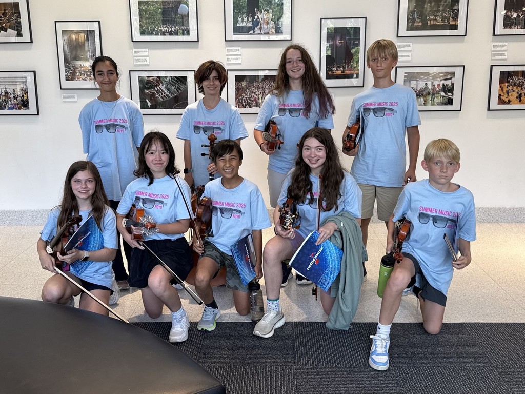 BVCSD Orchestra Students photo summer of 2025