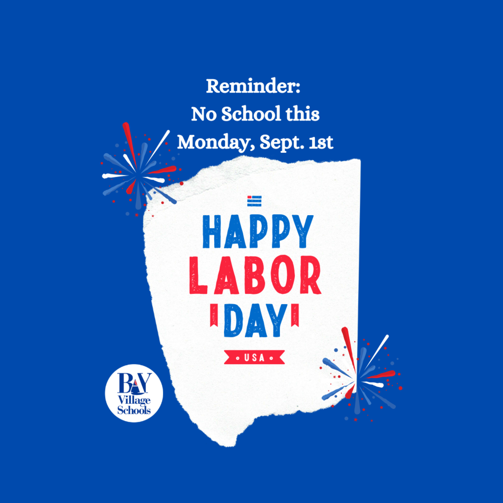 no school reminder for labor day, sept. 1, 2025 image