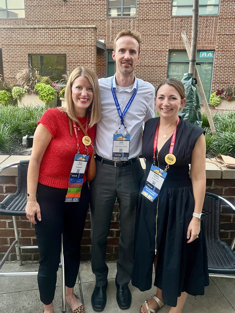 bhs counselors meet up with board member dr. scott schulz at a college conference