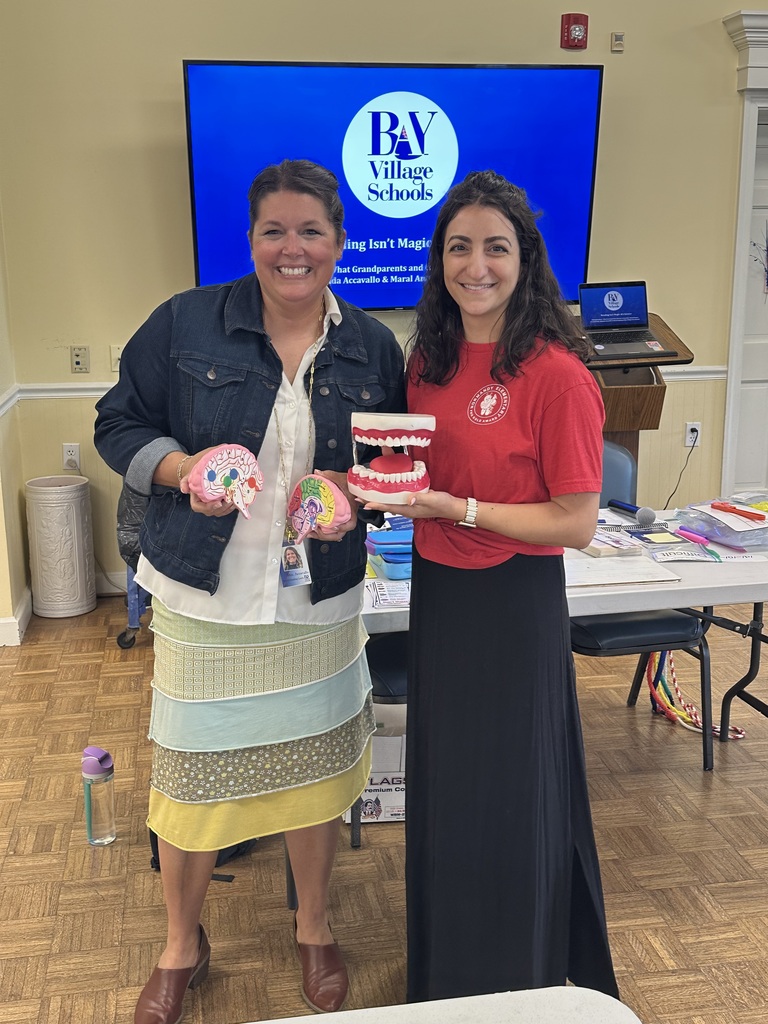 Presenting a lunch and learn event at Bay Senior Center