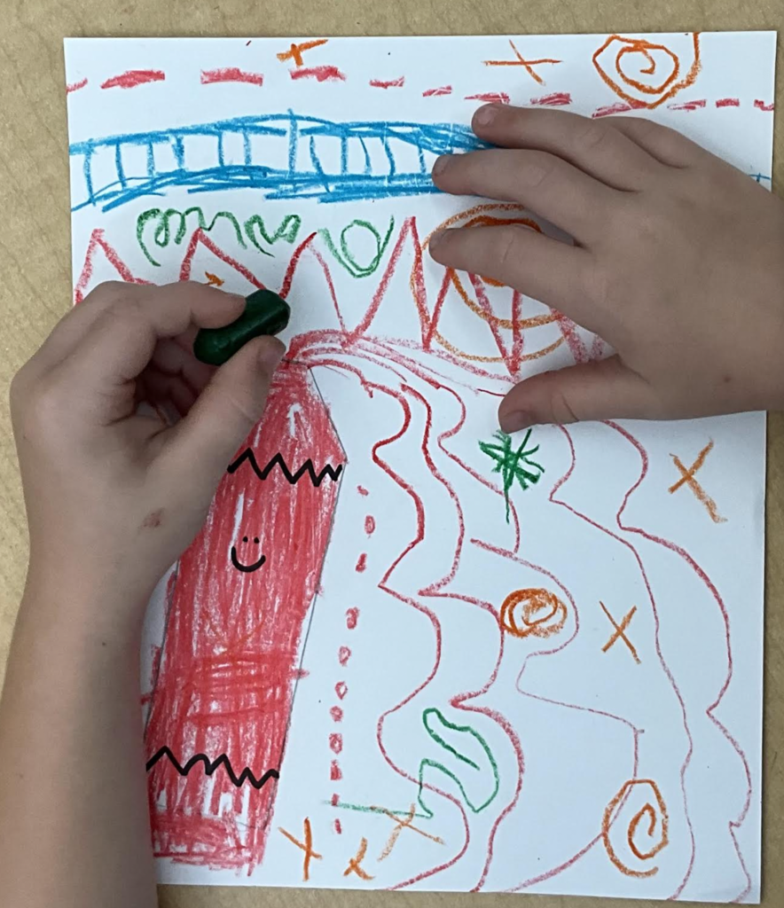 kindergarten line art art project photo