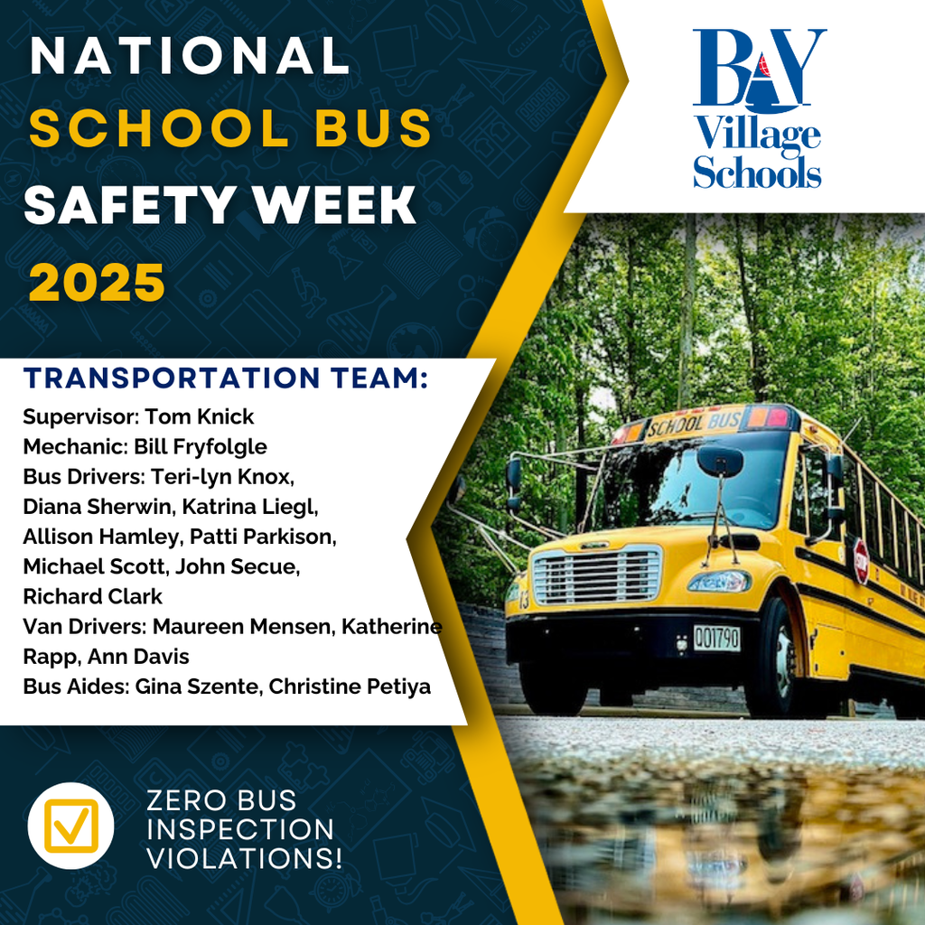 national school bus safety week 2025, October 20-24