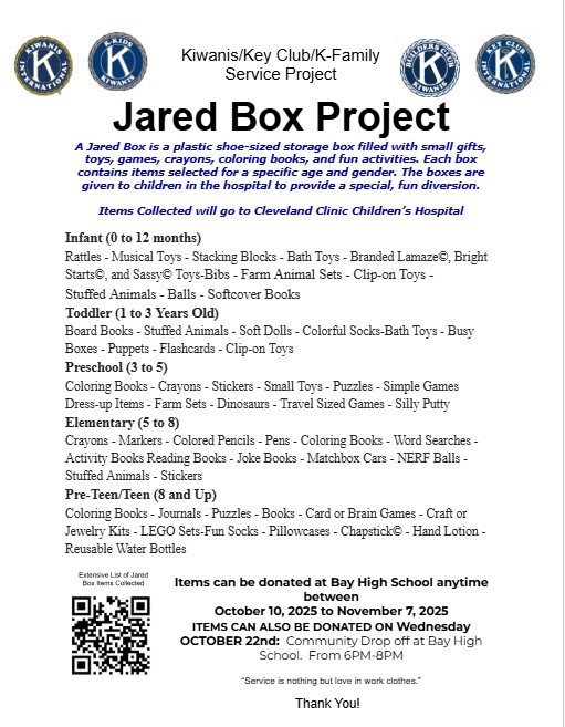 key club jared box flyer fall 2025