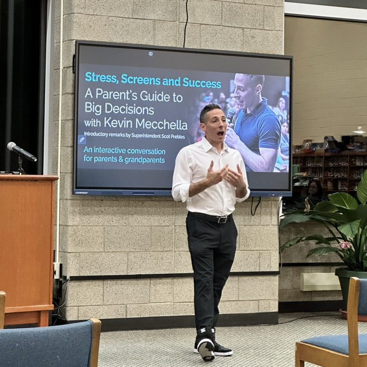 Kevin mecchella photo at a parent seminar