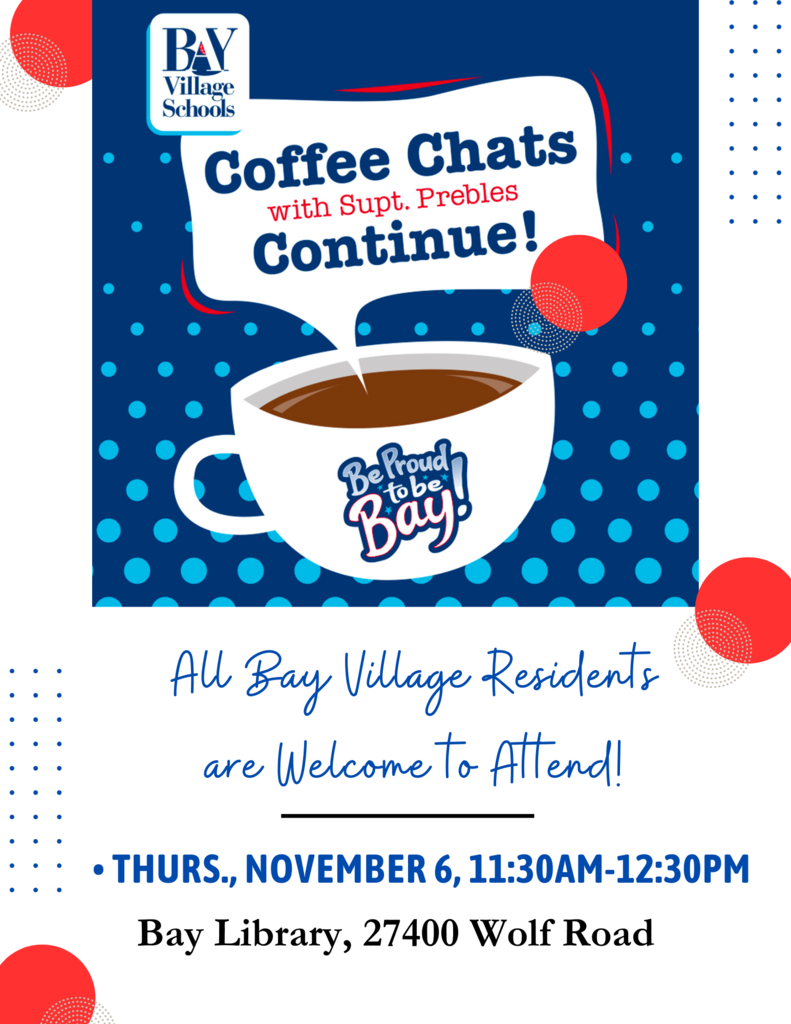 november 6, 2025 coffee chat at bay library flyer