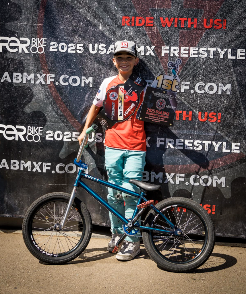 Huck Kurinsky wins bmx freestyle championship photo