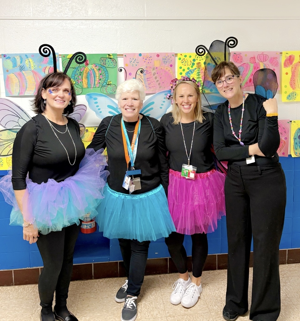 normandy staff dressed as butterflies halloween 2025
