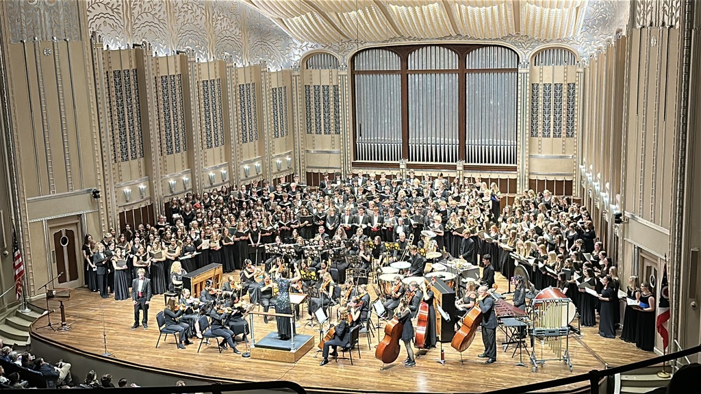 severance hall with bay high chorus