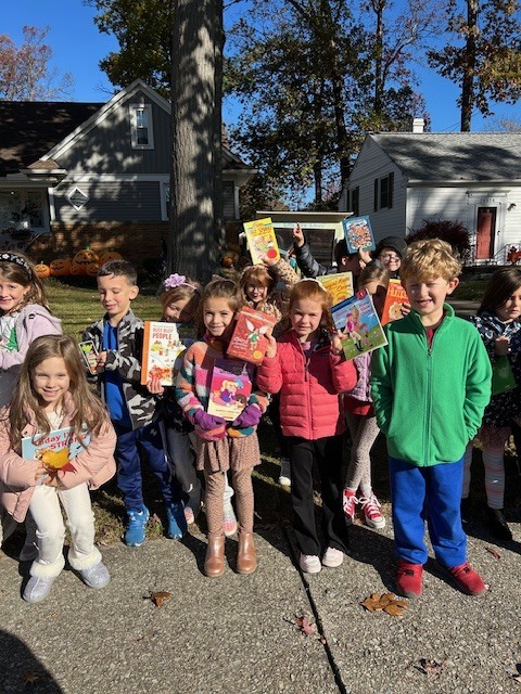 little free library photos of normandy students