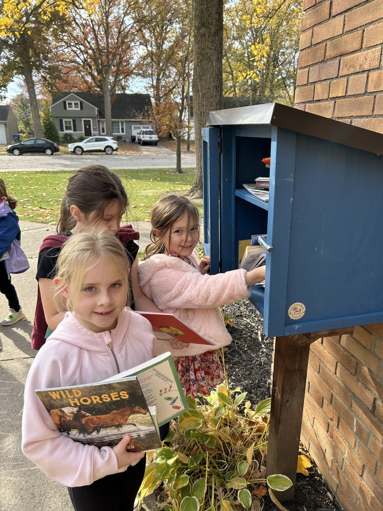 little free library photos of normandy students