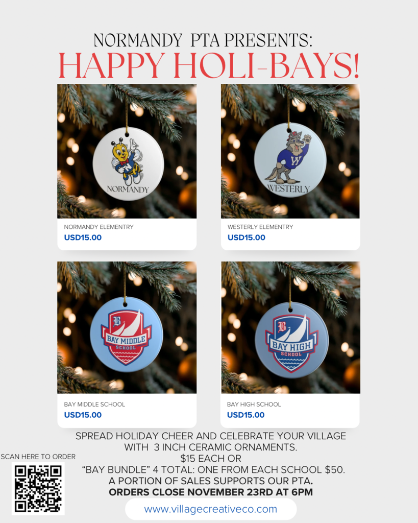 normandy holibays ornament flyer nov 2025