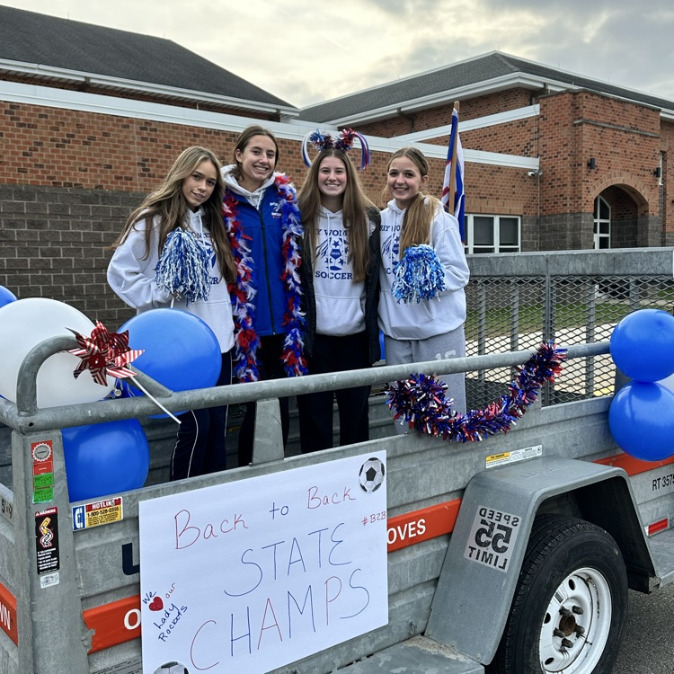 State, champion girls, soccer team photo