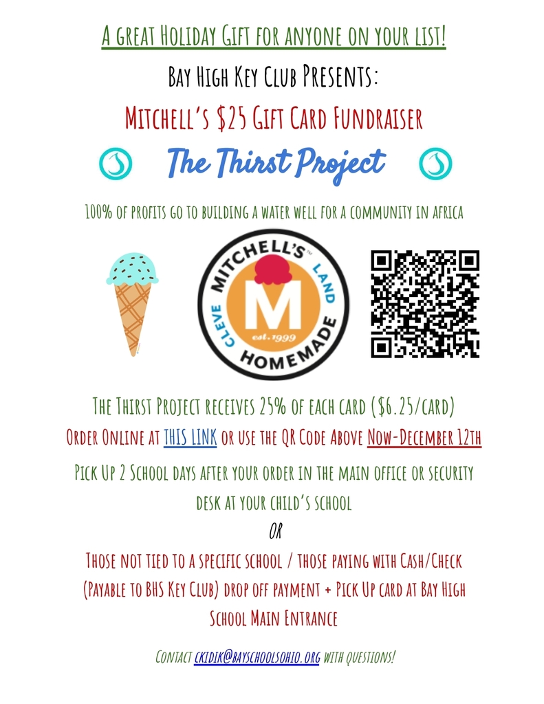 Mitchell's Gift Card Kiwanis Fundraiser