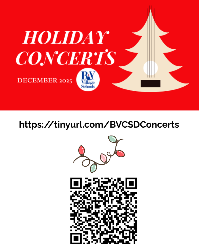 BVCSD Holiday Concerts 2025 image, url and qr code images