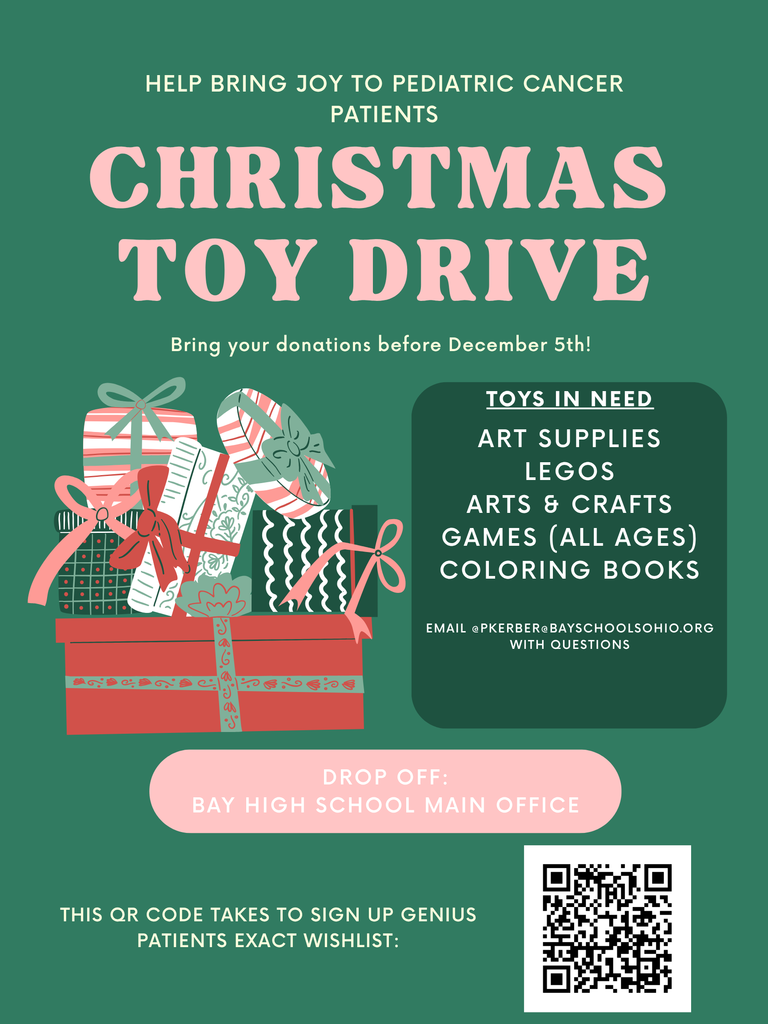 LLS fundraiser flyer for toy drive 2025