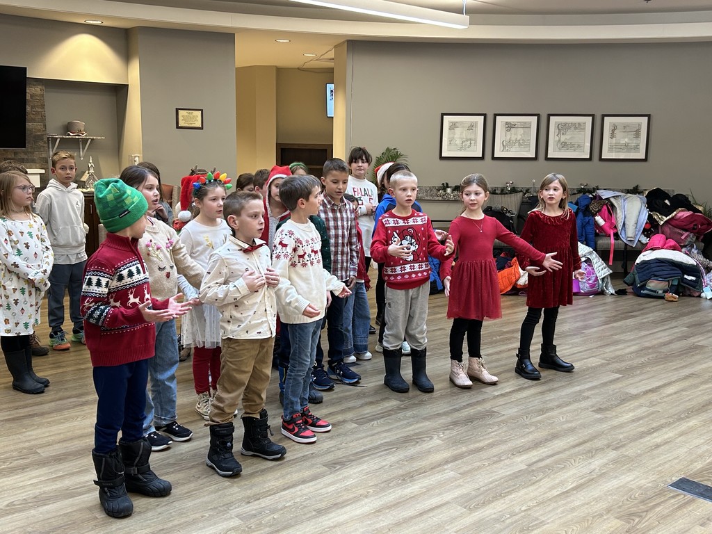 Kids Who Care Club visited Knickerbocker residents photo