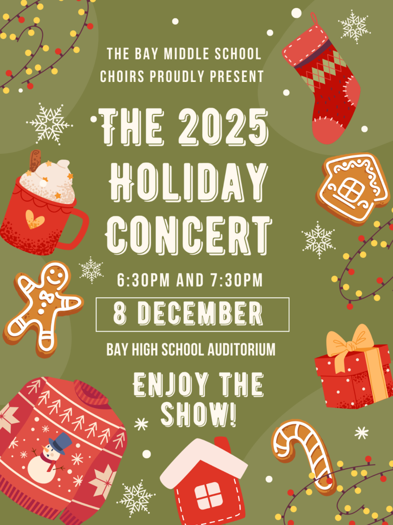 bms holiday choir concert dec. 2025 flyer