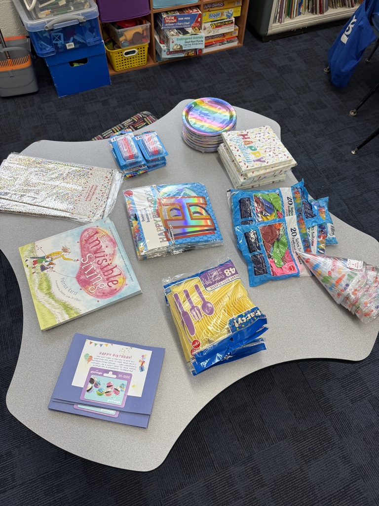 birthday bags photo from mrs. dunstan's first grade class donations