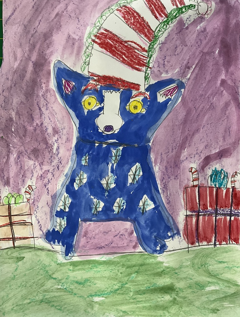 student artwork from jennings class