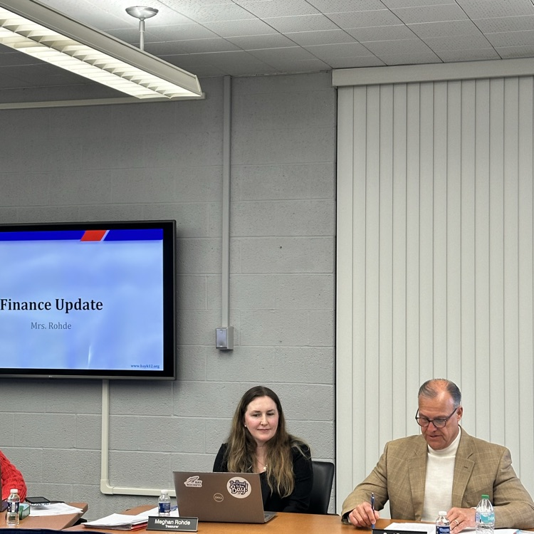 Meghan Rohde’s last Board Meeting photo