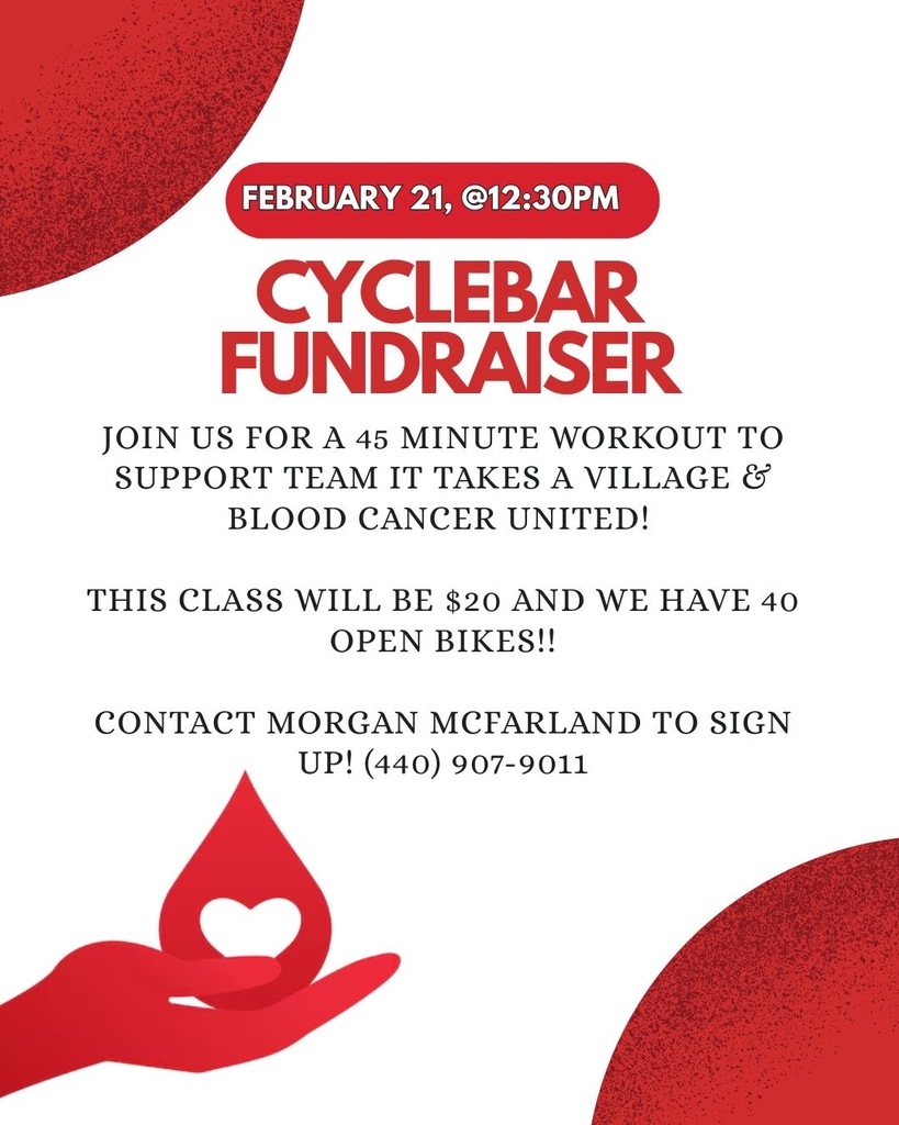 cyclebar fundraiser flyer 2026