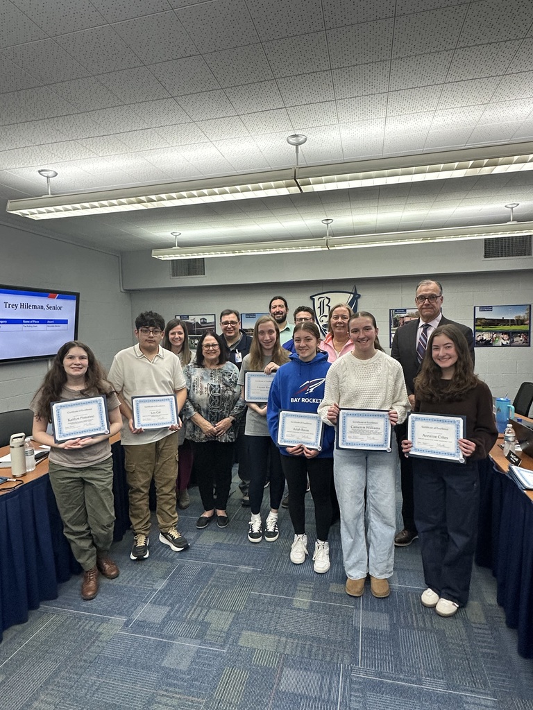scholastic writing award winners recognized at 2-17-26 board meeting photo