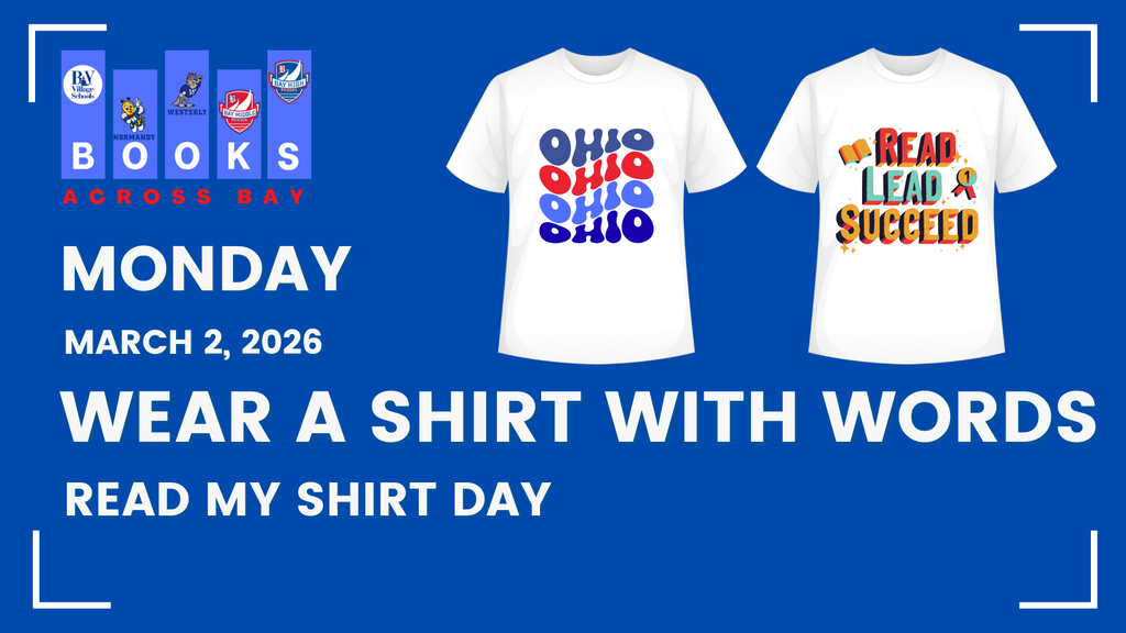 books across bay spirit week for monday 2026