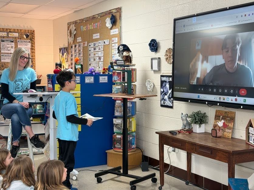westerly third-grade space engineer virtual meeting photo