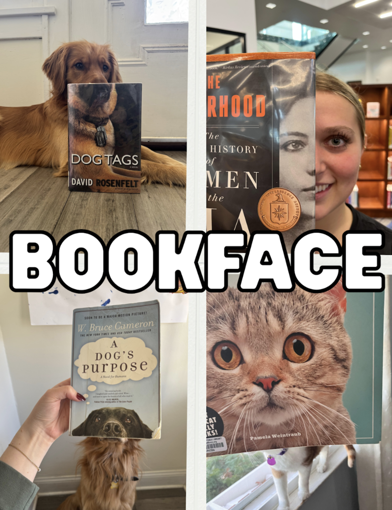 bookface image from books across bay week. pets are part of the front cover of the book.