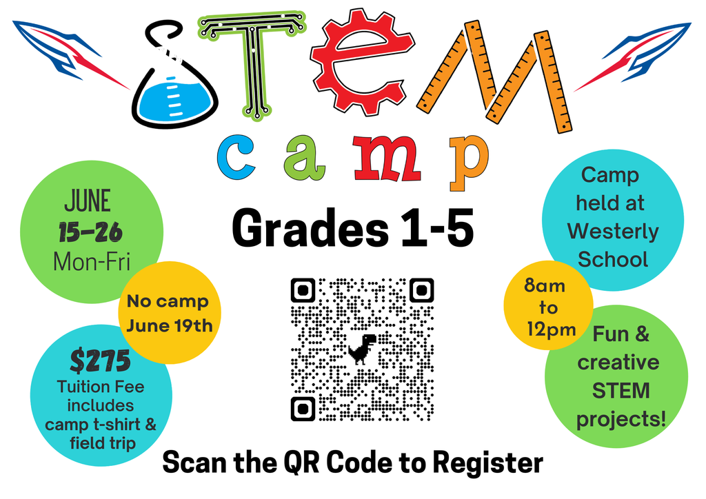 stem camp flyer summer of 2026