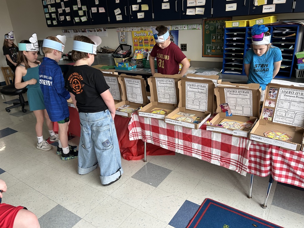 pizza biographies project in second-grade classrooms march 2026