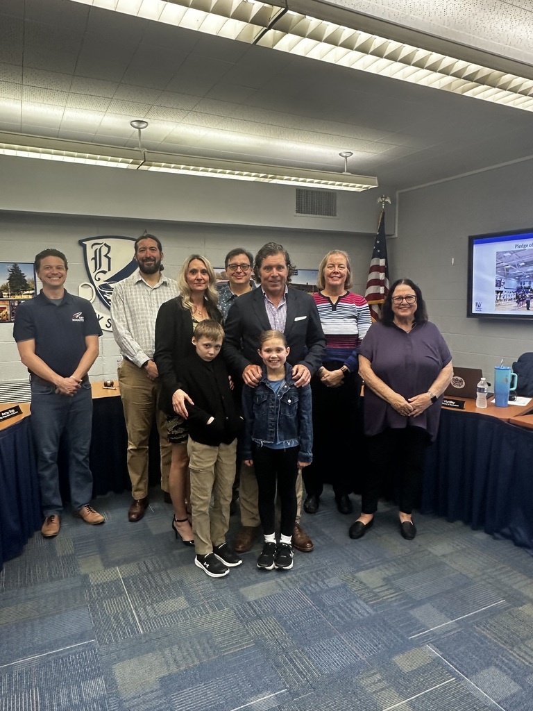 curtiss family recites the pledge of allegiance at a board of education meeting for month of the military child in april 2026